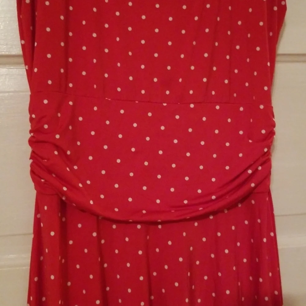 Retrolicious Red Polka Dot Dress - Picture 3 of 3